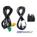 BMW E87 / E88 / E90 / E91 / E91 / E93 / F07GT /F10 / F11 /  F18 / F13 / F01 /  F25 / E71 / E89  AUX laidas